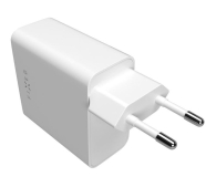 FIXED Ładowarka Sieciowa Mains Charger 2xUSB-C PD 65W biały FIXC65-2C-WH - 1249158 - zdjęcie 2